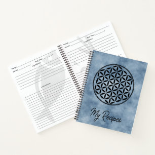 Cuaderno FLOR DE LA VIDA - Símbolo de Geometría Sagrada com