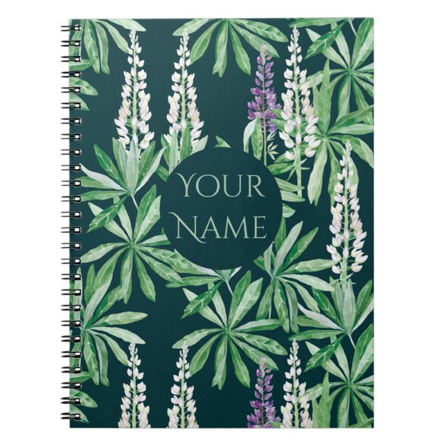 Cuaderno Flor de Lupin (Frente)