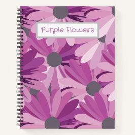 Cuaderno Flor de margarita africana personalizada