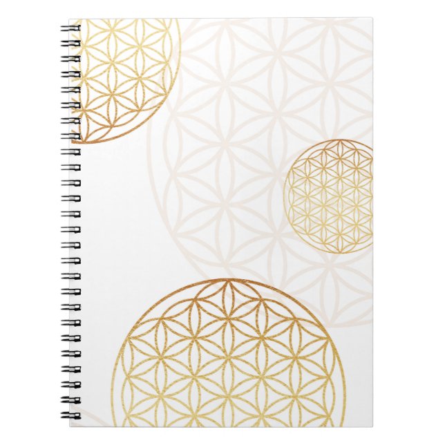 Cuaderno Flor de oro de la vida (Frente)
