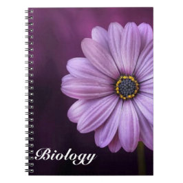 Cuaderno Flor de Pétalo Púrpura