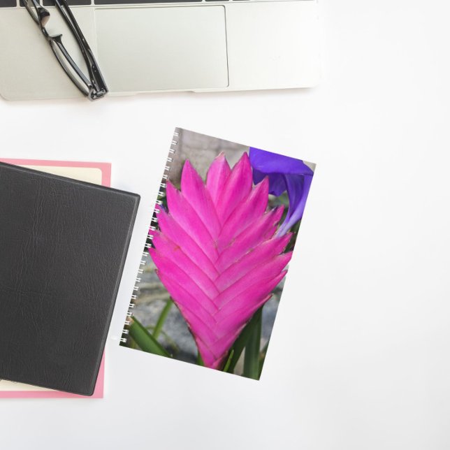 Cuaderno Flor de planta de calderas rosadas (In Situ)