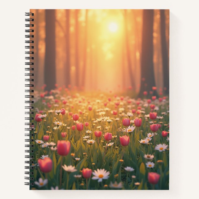Cuaderno Flor de primavera (Anverso)