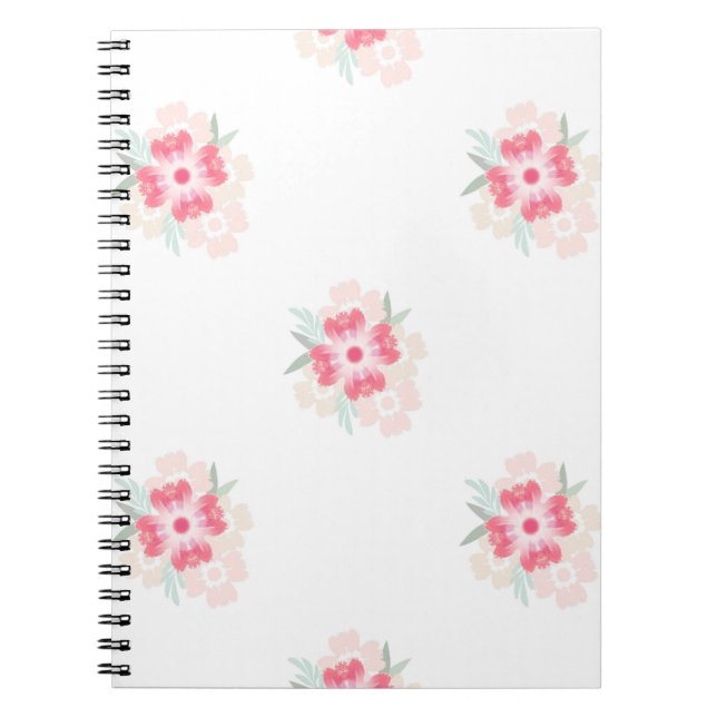 Cuaderno "Flor de rubor" (Frente)