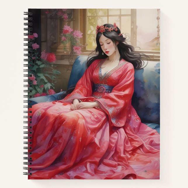 Cuaderno Flor de Seda (Anverso)