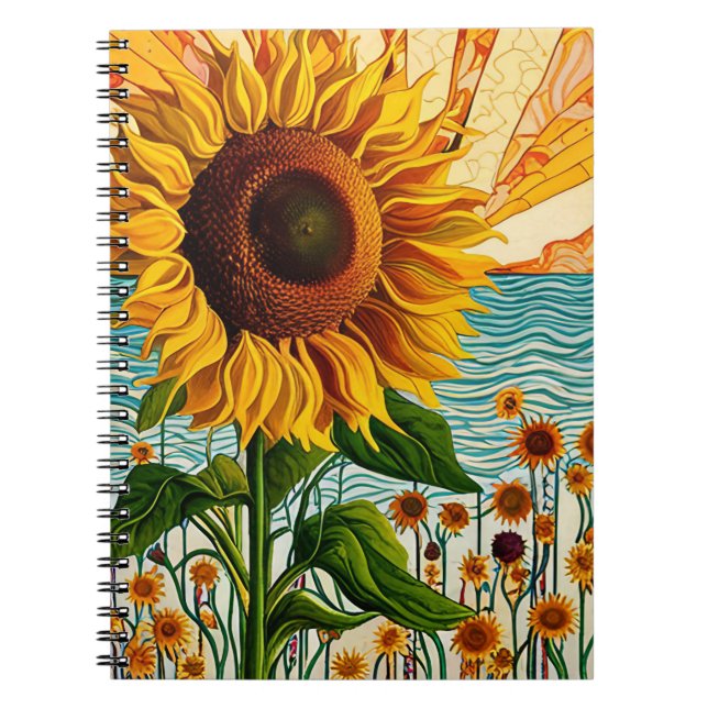 Cuaderno Flor de sol (Frente)
