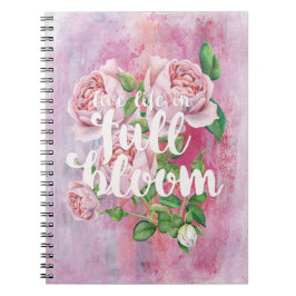 Cuaderno Flor de verano en la vida diciendo bello