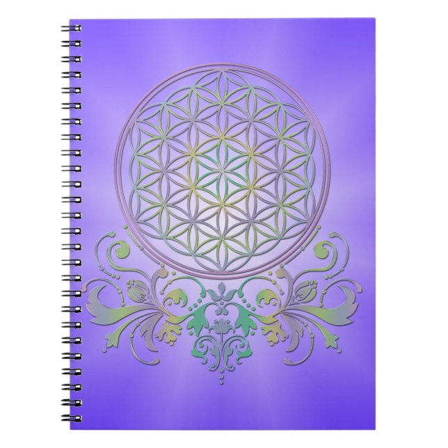 Cuaderno Flor de vida / Blume des Lebens - Ornamentos II (Frente)
