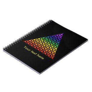 Cuaderno Flor de vida / Blume des Lebens - piramide chakra
