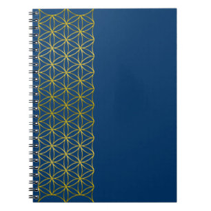 Cuaderno Flor de vida / Blume des Lebes - Borde de oro