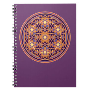 Cuaderno Flor De Vida - Estilo De Botón 02