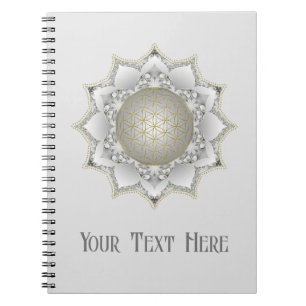 Cuaderno Flor De Vida - Flores Mandala 1