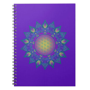 Cuaderno Flor de vida - Mandala india 3