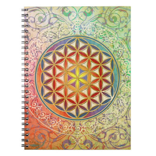 Cuaderno Flor de vida - Ornamento I (Frente)