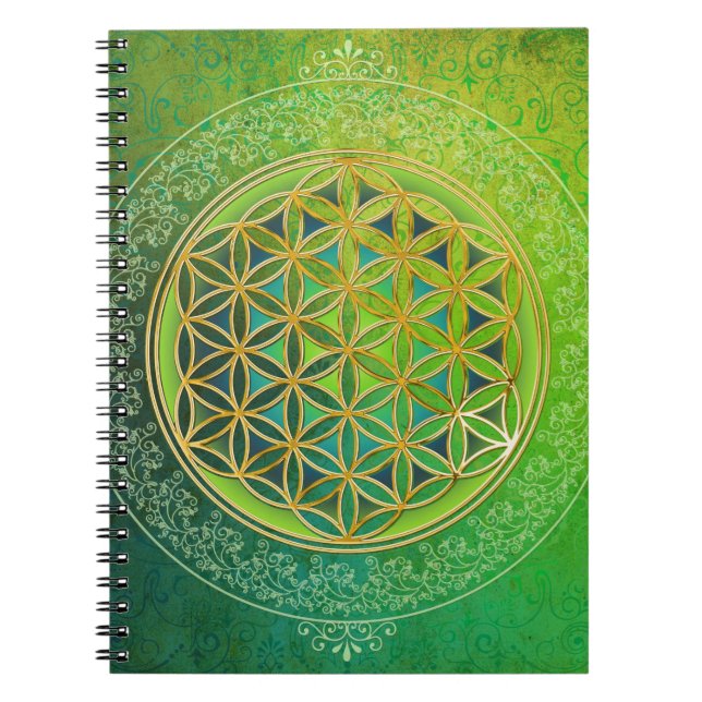Cuaderno Flor de vida - Ornamento II (Frente)