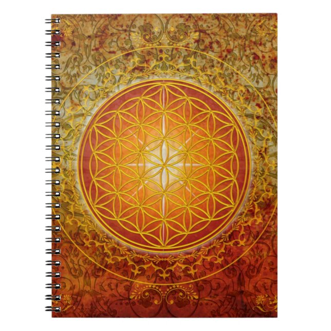 Cuaderno Flor de vida - Ornamento III (Frente)