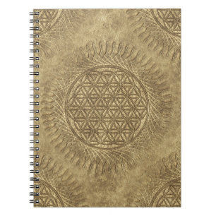 Cuaderno Flor De Vida - sol - patrón continuo 4
