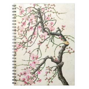 Cuaderno Flor del melocotón (color en el papel)