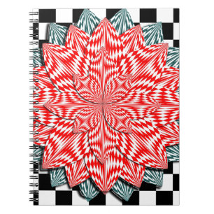 Cuaderno Flor digital por Kenneth Yoncich