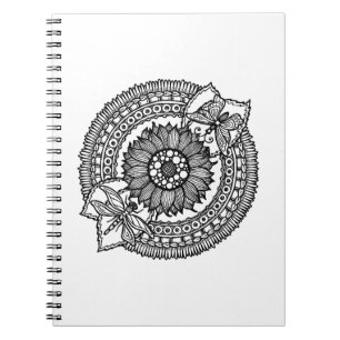 Cuaderno Flor en mandala