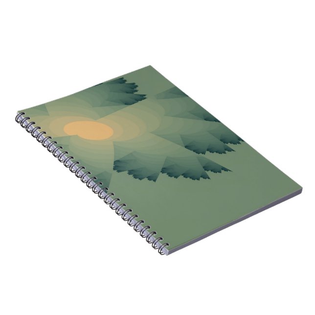 Cuaderno Flor fractal (Lado Derecho)
