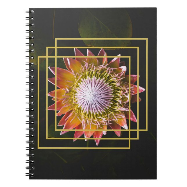 Cuaderno Flor Lover | Flor cuadrada (Frente)