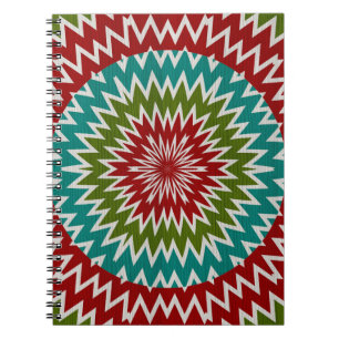 Cuaderno Flor mandalaica hipnótica