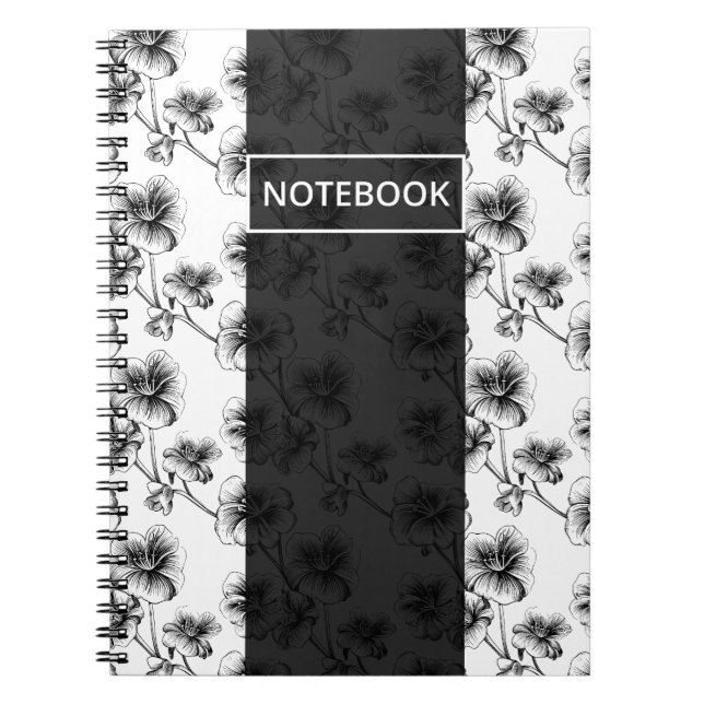 Cuaderno Flor Monocroma (Frente)