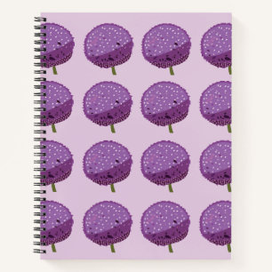 Cuaderno Flor morada de Allium