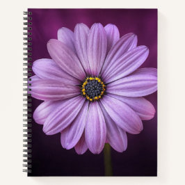 Cuaderno Flor morada en flor
