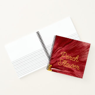 Cuaderno Flor portaobjetos / original / esbozo