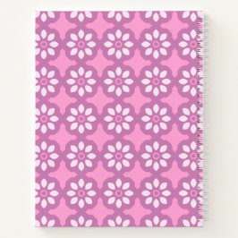 Cuaderno Flor Retró Rosa