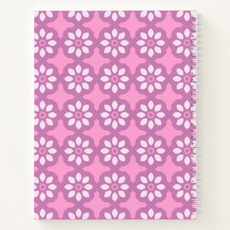 Cuaderno Flor Retró Rosa