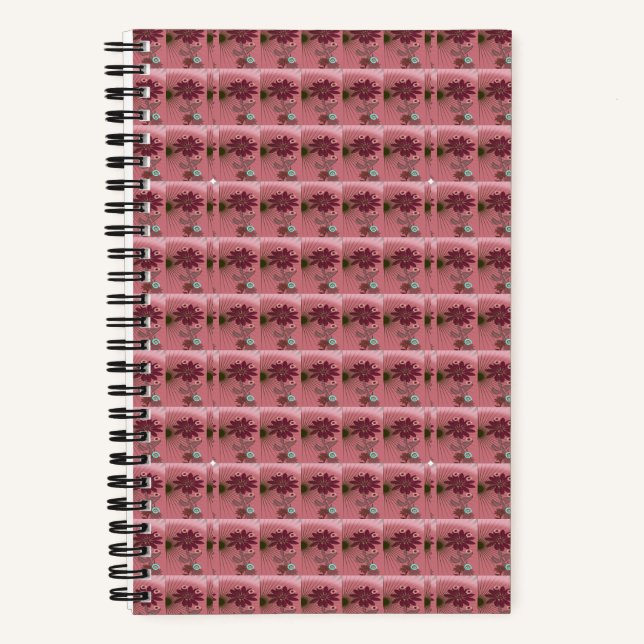 Cuaderno Flor rosa (Anverso)