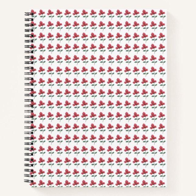 Cuaderno flor rosa (Anverso)