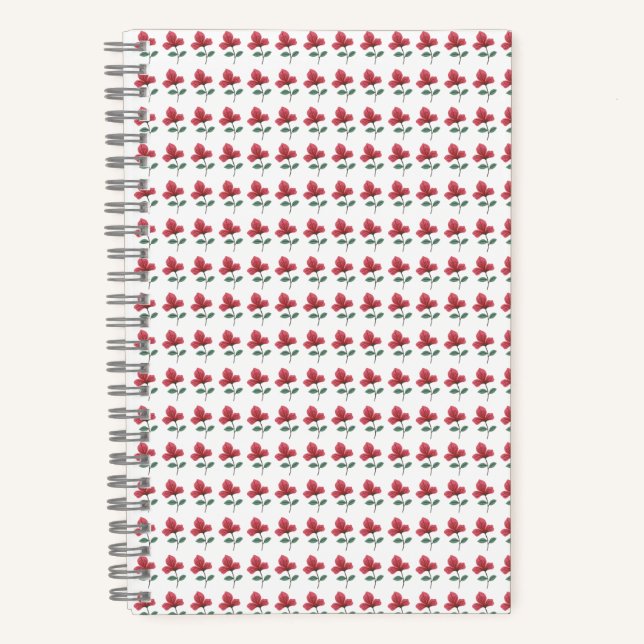 Cuaderno flor rosa (Anverso)