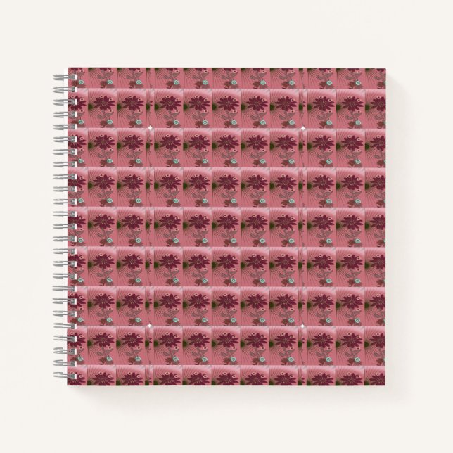 Cuaderno Flor rosa (Anverso)