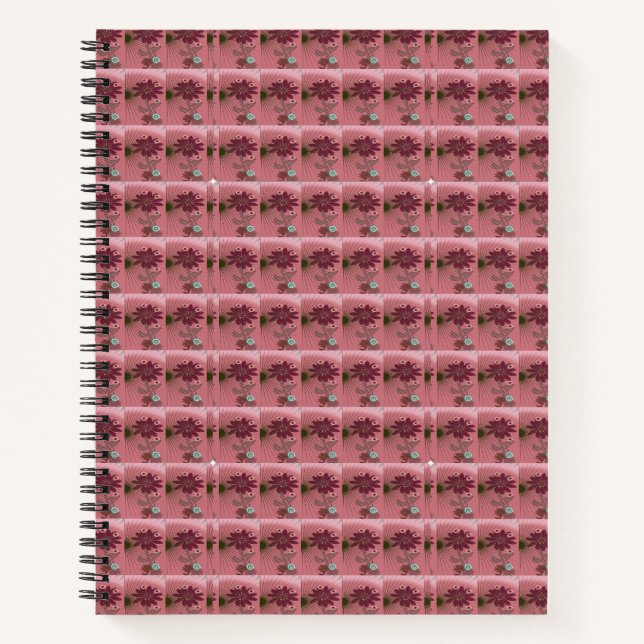 Cuaderno Flor rosa (Anverso)