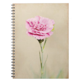 Cuaderno Flor rosa de clavel del jardín de Alemania