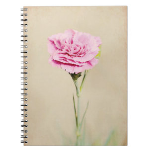 Cuaderno Flor rosa de clavel del jardín de Alemania