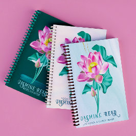Cuaderno Flor rosa Lotus | Entrenadores de vida y curadores