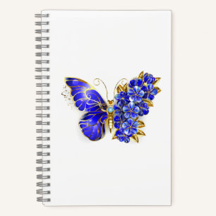 Cuaderno Flor Sapphire Mariposa