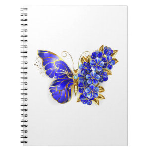 Cuaderno Flor Sapphire Mariposa