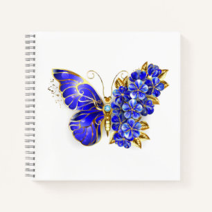 Cuaderno Flor Sapphire Mariposa