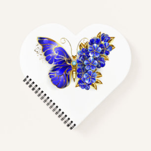 Cuaderno Flor Sapphire Mariposa