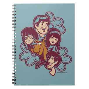 Cuaderno Flor Scooby-Doo de Paisely y la cuadrilla