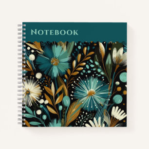 Cuaderno Flor silvestre de primera categoría - Blooms Verde