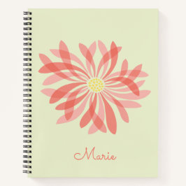 Cuaderno Flor silvestre personalizada