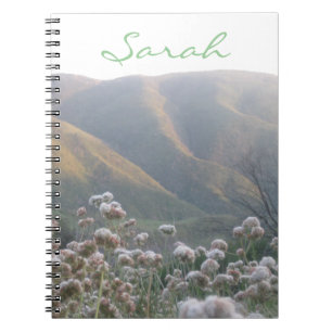 Cuaderno Flor silvestre personalizada