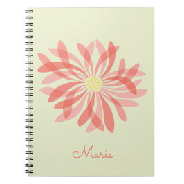 Cuaderno Flor silvestre personalizada